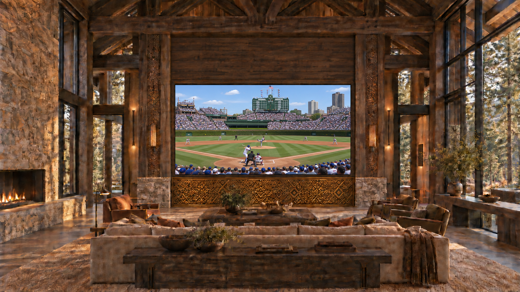 Forest Highlands Great Space showing baseball at Wrigley Field