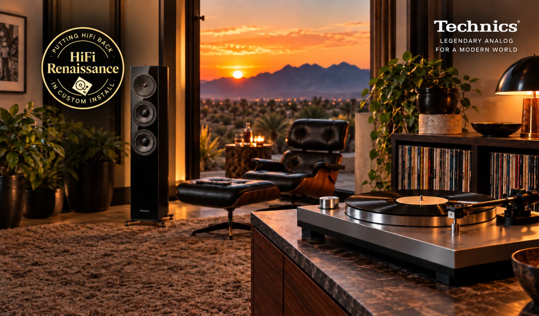A listening room made for records and music